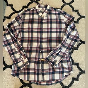 JCrew Men’s Summer Plaid Shirt |XL